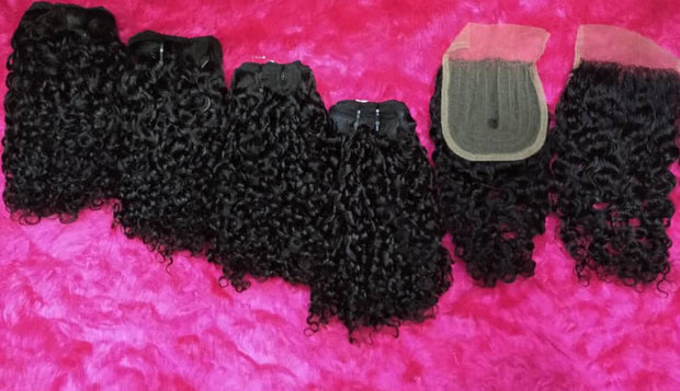 super double drawn pixy curl